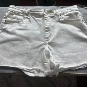 White 4” shorts